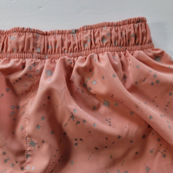 Nike Dri-Fit Lined Running Shorts Women's S Peach Diamond - Picture 8 of 11